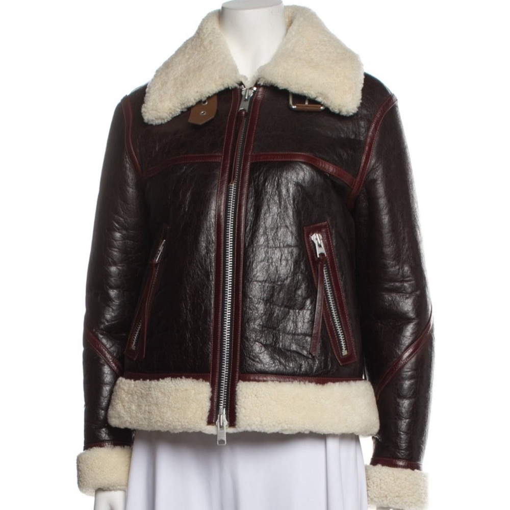 Allsaints Shearling Leather Jacket - image 3